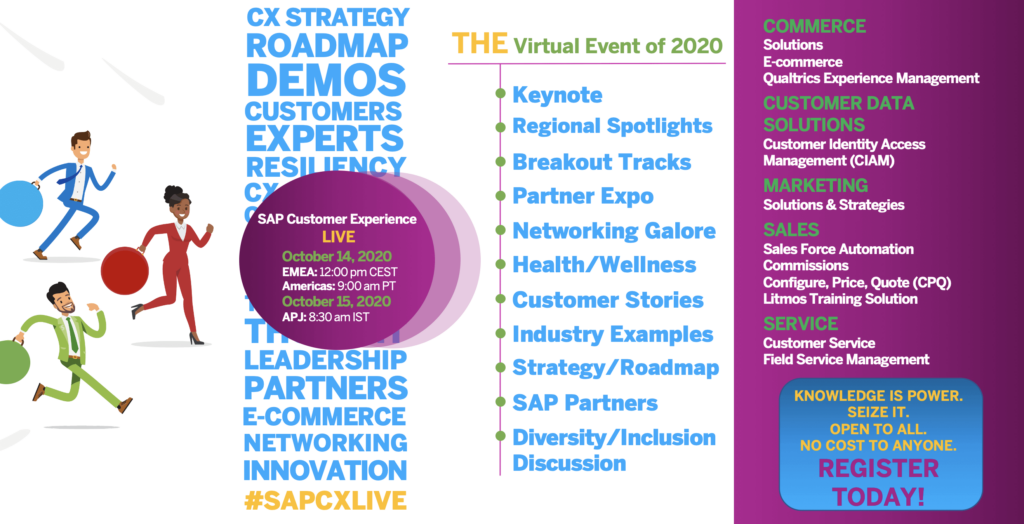 SAP Customer Experience LIVE 2020 Preview Agenda