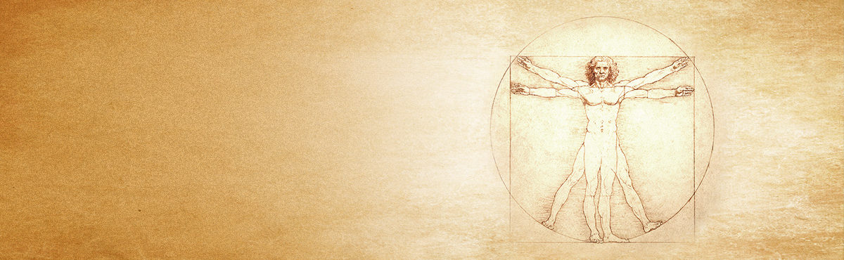 da Vinci's Vitruvian man representing the concept of the 360-degree customer view. More dizzying than dazzling.