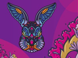Image of a psychedelic-like rabbit, representing Chinese New Year supply chain disruption.